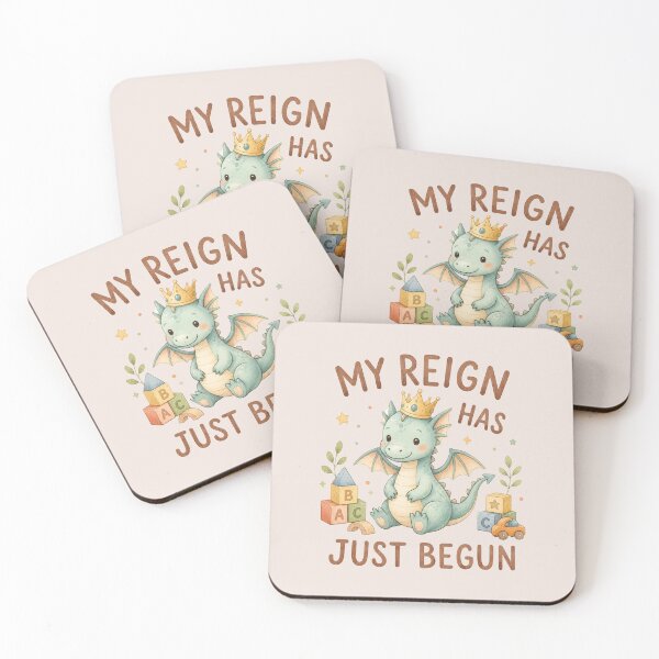 Item preview, Cute Dragon Baby Onesie, My Reign Has Just Begun, Funny Fantasy Newborn designed and sold by Quiajia.