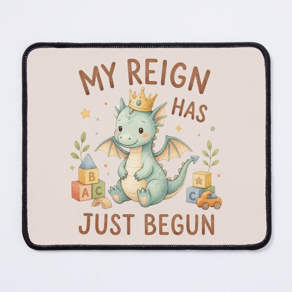 Item preview, Cute Dragon Baby Onesie, My Reign Has Just Begun, Funny Fantasy Newborn designed and sold by Quiajia.