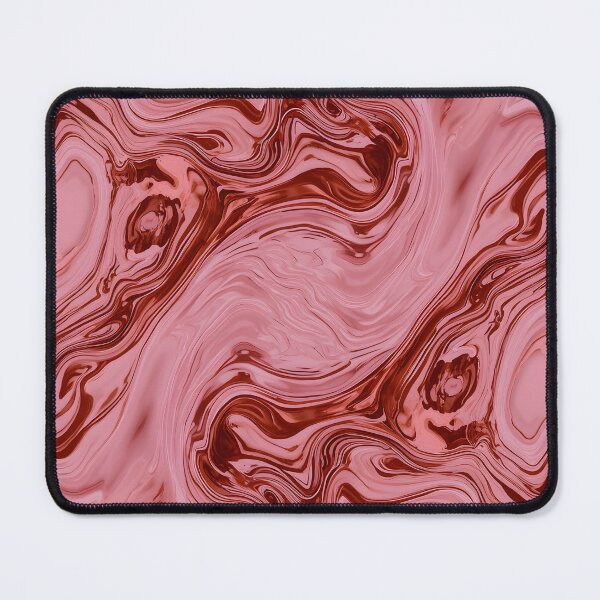 Item preview, Pink Liquid Waves – Abstract Marble Texture Art Print designed and sold by Rewolucja.
