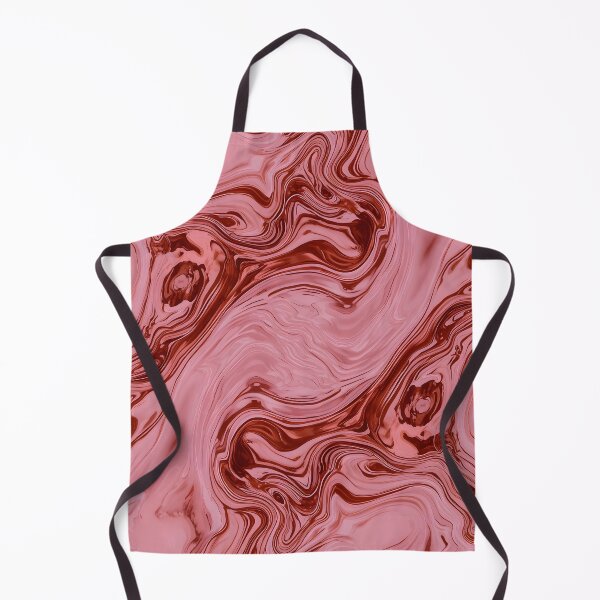 Item preview, Pink Liquid Waves – Abstract Marble Texture Art Print designed and sold by Rewolucja.