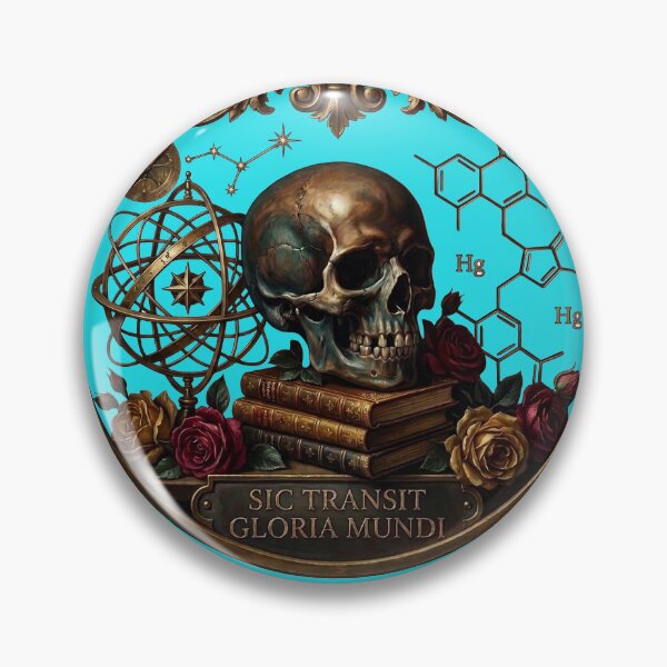 Item preview, Alchemical Vanitas Emblem designed and sold by bolguzart.