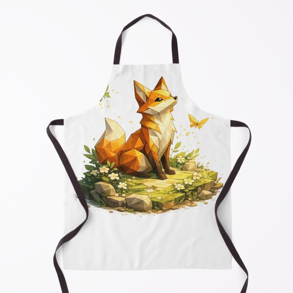 Item preview, Origami Fox – Low Poly Woodland Graphic T-Shirt designed and sold by Del4xe.