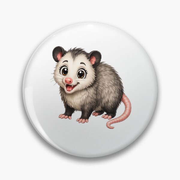Artikelvorschau, Niedliche Opossum-Illustration entworfen und verkauft von BackgroundND.