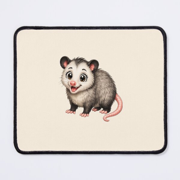 Artikelvorschau, Niedliche Opossum-Illustration entworfen und verkauft von BackgroundND.