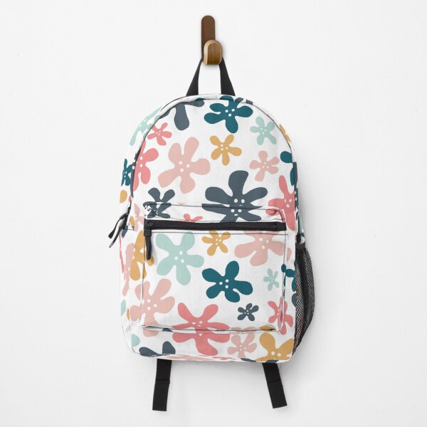 Item preview, Trippy Retro Flowers Pink and Blue designed and sold by jehb.creative.