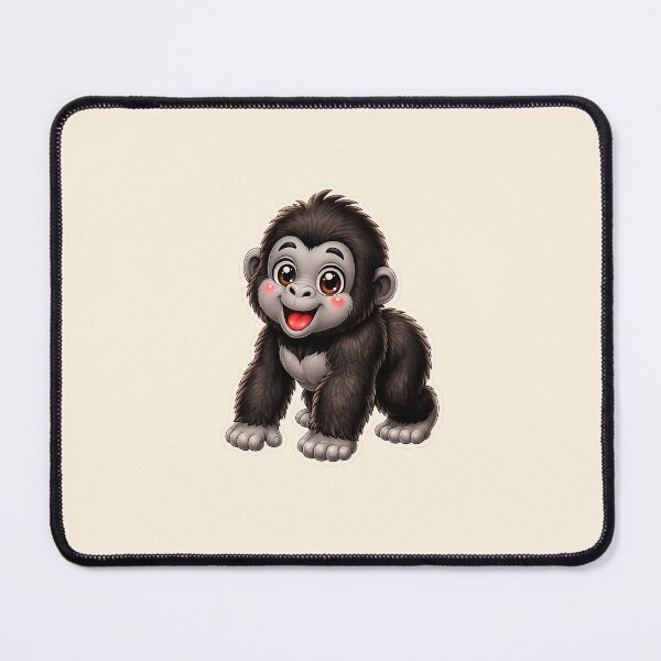 Item preview, Cute Gorilla Illustration designed and sold by BackgroundND.