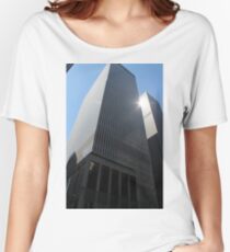 New York, #New, #York, #NewYork, New York City, #NewYorkCity, #Manhattan, #Skyscraper  Women's Relaxed Fit T-Shirt