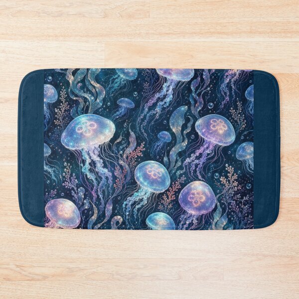 Item preview, Glowing Moon Jellyfish Pattern designed and sold by PixelToPress.