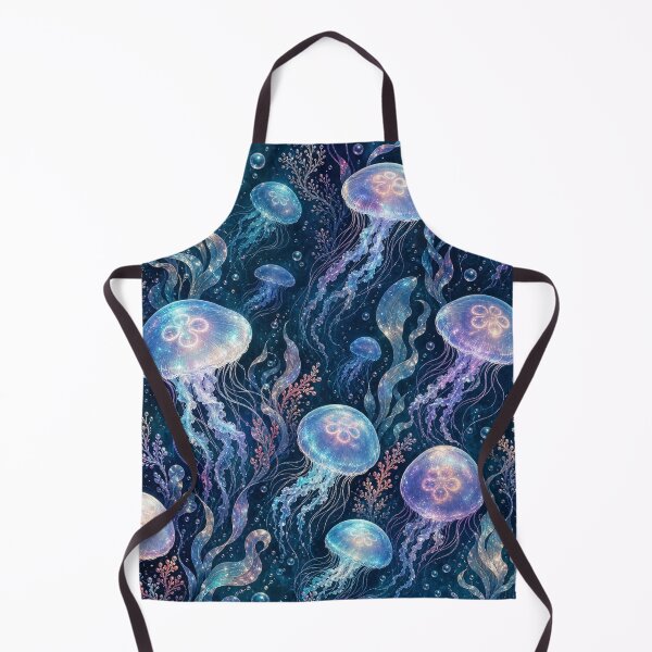 Item preview, Glowing Moon Jellyfish Pattern designed and sold by PixelToPress.