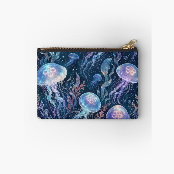 Item preview, Glowing Moon Jellyfish Pattern designed and sold by PixelToPress.