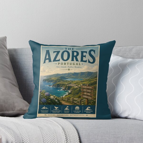 Item preview, Vintage The Azores - Portugall Poster designed and sold by GoodOldVintage.