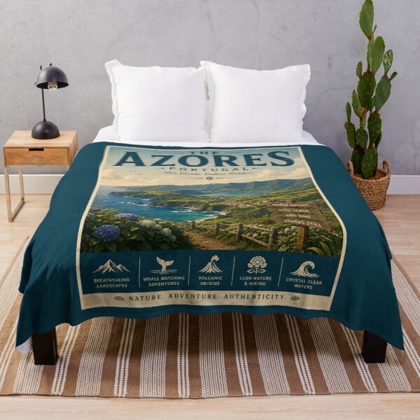 Item preview, Vintage The Azores - Portugall Poster designed and sold by GoodOldVintage.