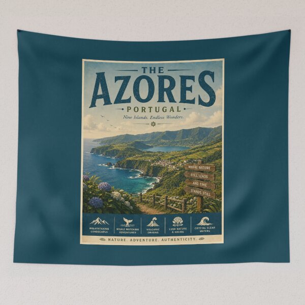 Item preview, Vintage The Azores - Portugall Poster designed and sold by GoodOldVintage.