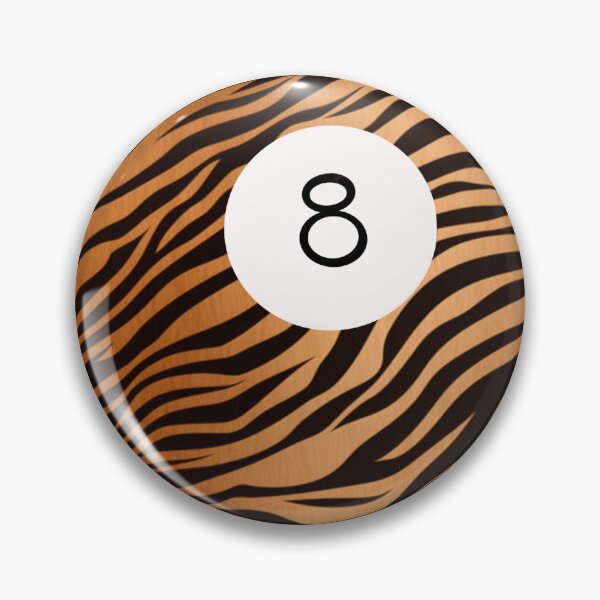 Item preview, Tiger print 8 ball designed and sold by normalhomanart.
