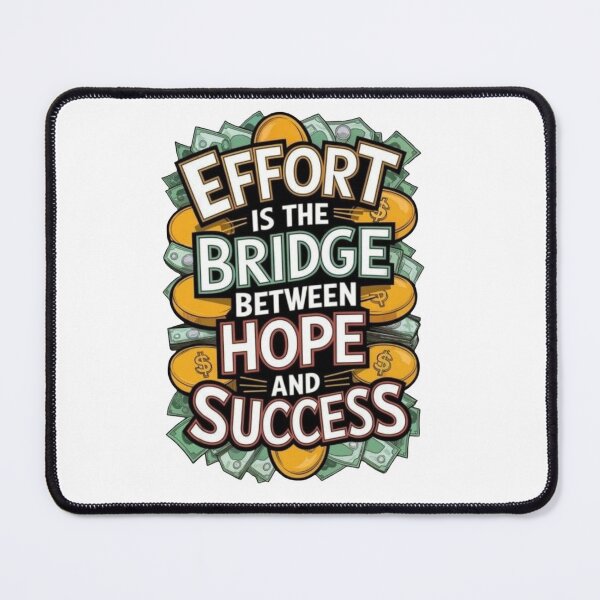 Item preview, Effort Is The Bridge Between Hope And Success Motivational Quote designed and sold by GlowAura7.