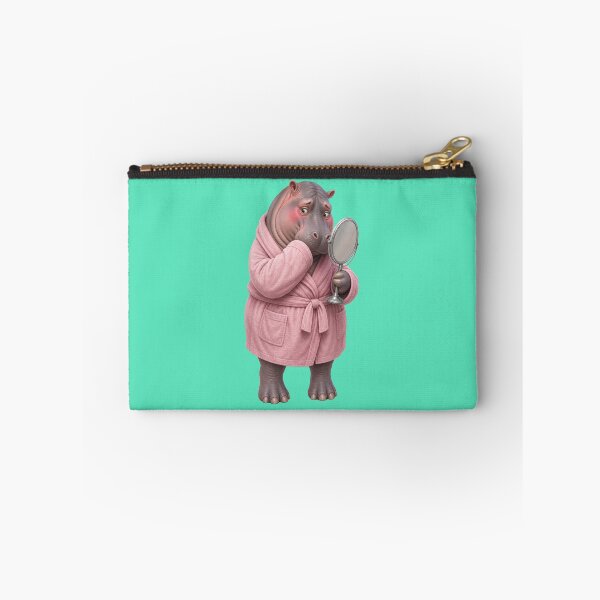 Item preview, Shy Hippo in Robe Gift designed and sold by Wenvilgrace.