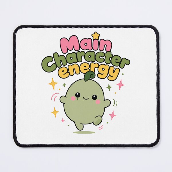 Item preview, Main Character Energy Cute Mascot designed and sold by srinig.