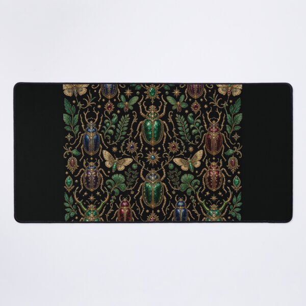 Item preview, Jeweled Beetle Curiosity Pattern  designed and sold by PixelToPress.