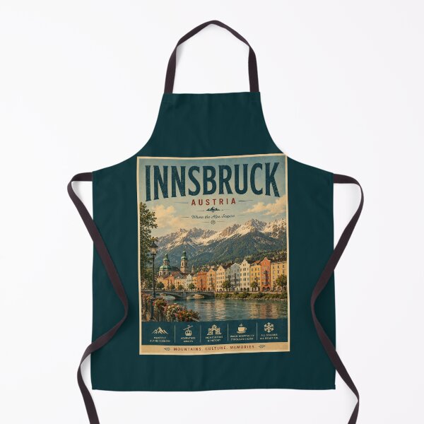 Item preview, Vintage Innsbruck - Austria Poster designed and sold by GoodOldVintage.