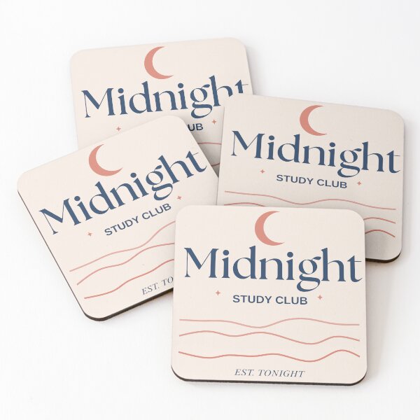 Item preview, Midnight Study Club Est Tonight - Aesthetic Night Owl Student designed and sold by corevork.