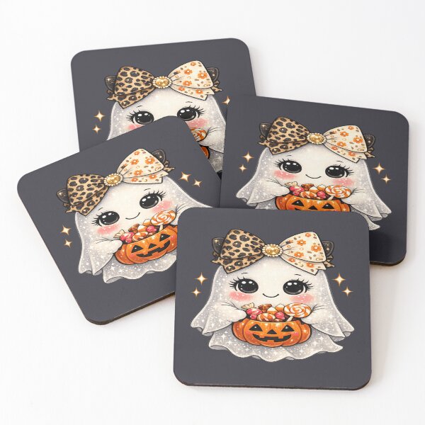 Item preview, Floral Leopard Ghost for Girly Halloween Fans designed and sold by POD DYNASTY | Original Print On Demand T-Shirt Graphics.