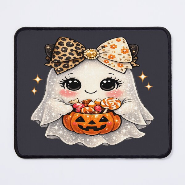 Item preview, Floral Leopard Ghost for Girly Halloween Fans designed and sold by POD DYNASTY | Original Print On Demand T-Shirt Graphics.