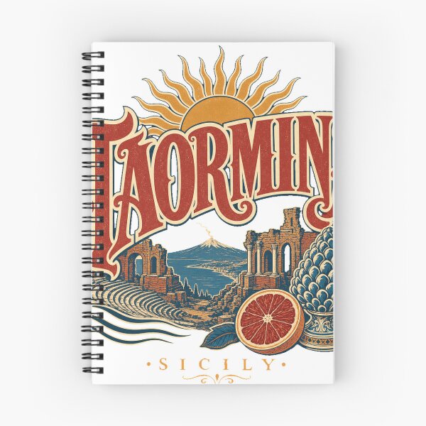 Item preview, Taormina Italy Retro Signpainter Lettering Art designed and sold by VisualArtsOasis.