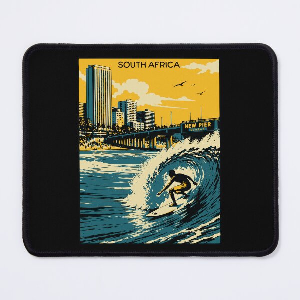 Item preview, Durban South Africa New Pier Surfing Vintage designed and sold by d247.