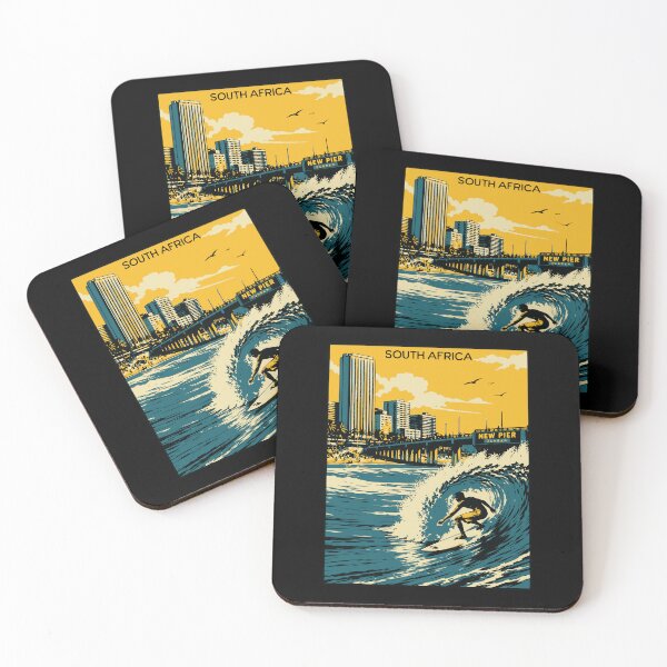 Item preview, Durban South Africa New Pier Surfing Vintage designed and sold by d247.