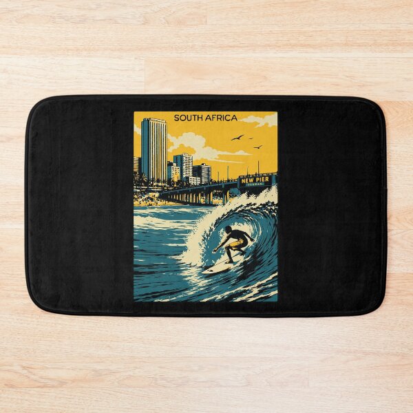 Item preview, Durban South Africa New Pier Surfing Vintage designed and sold by d247.