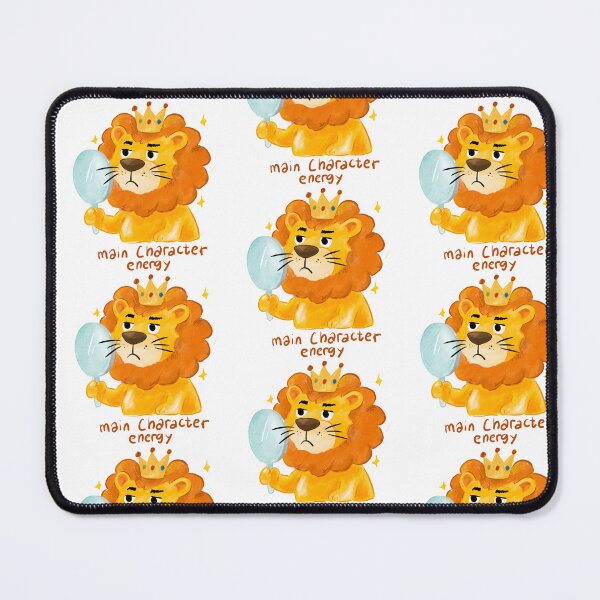 Item preview, Main Character Energy Lion – Sassy King Mood Cute Illustration designed and sold by chupichapa.