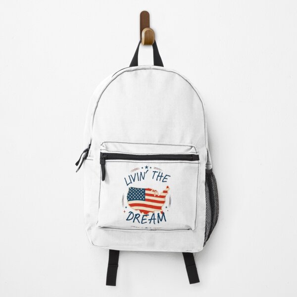 Item preview, Livin' The Dream - Vintage US Flag Map designed and sold by PoppaBear71.