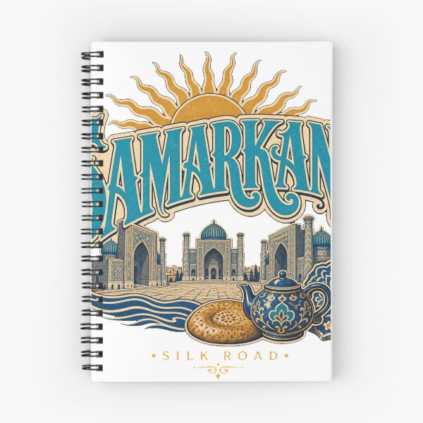 Item preview, Samarkand Uzbekistan Retro Hand Drawn Sign Lettering designed and sold by VisualArtsOasis.