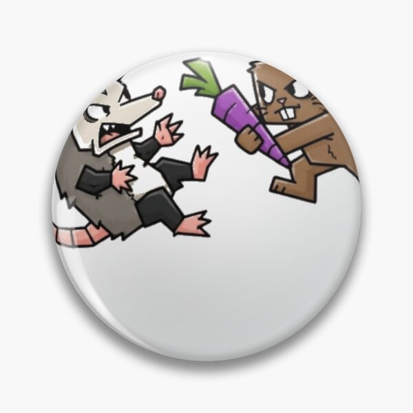 Item preview, possum fight rabbit  designed and sold by alvablakefg.