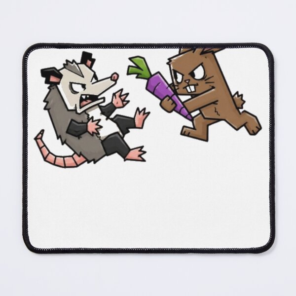 Item preview, possum fight rabbit  designed and sold by alvablakefg.