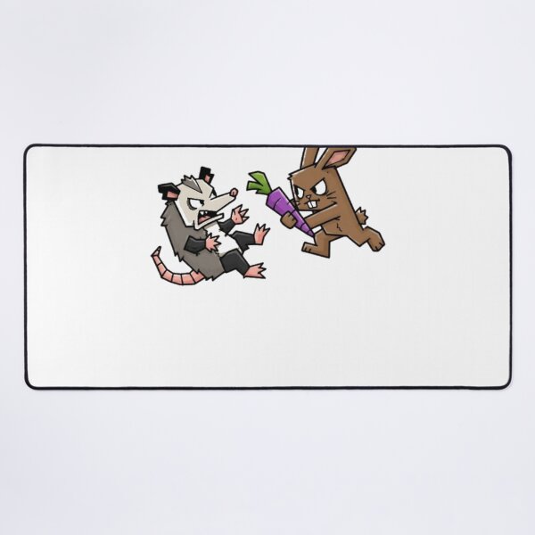 Item preview, possum fight rabbit  designed and sold by alvablakefg.