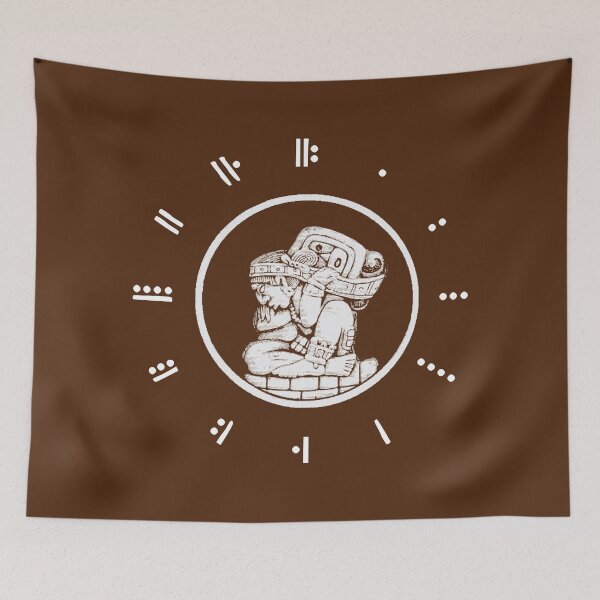 Item preview, Maya Numerals (white - available in other designs) designed and sold by MarkArtDesignUK.