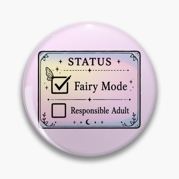 Item preview, Fairy Mode: ON | Cute Fairycore Aesthetic Magical Meme Design designed and sold by witchlingart.