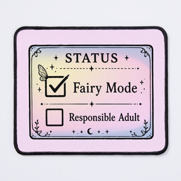 Item preview, Fairy Mode: ON | Cute Fairycore Aesthetic Magical Meme Design designed and sold by witchlingart.