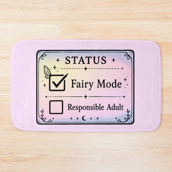 Item preview, Fairy Mode: ON | Cute Fairycore Aesthetic Magical Meme Design designed and sold by witchlingart.