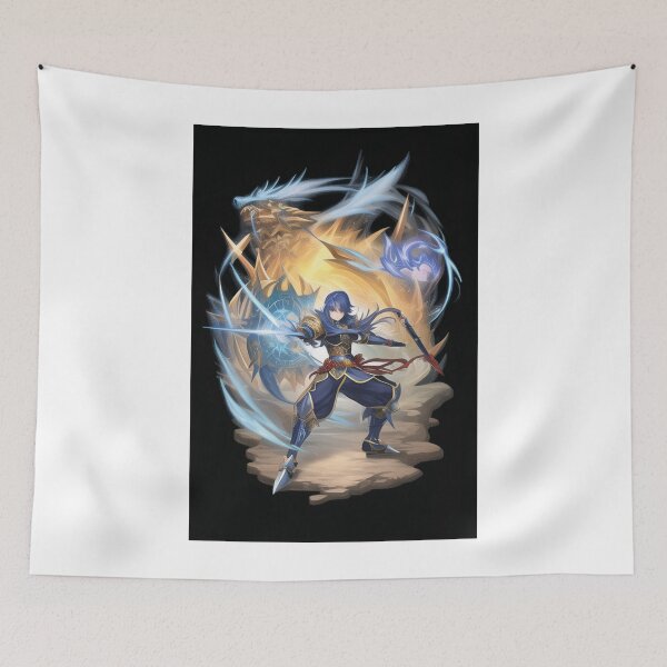 Item preview, Fantastic Art - Stylized Anime Warrior, Dynamic JRPG Aesthetic designed and sold by AnimeShin.