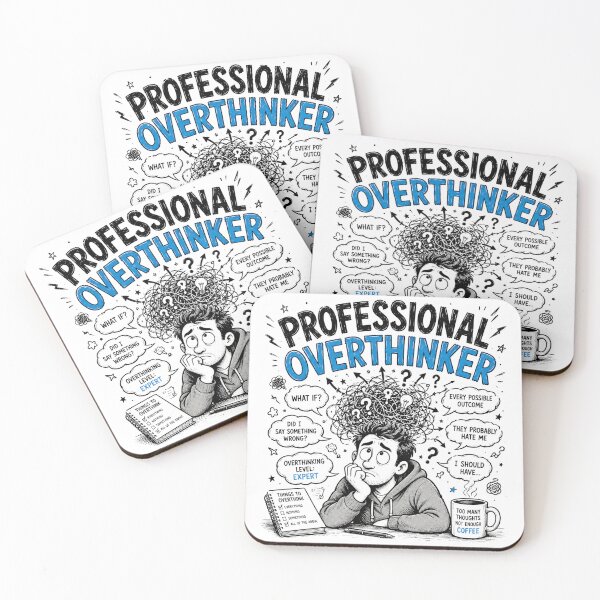 Item preview, Professional Overthinker designed and sold by SlanPOD.
