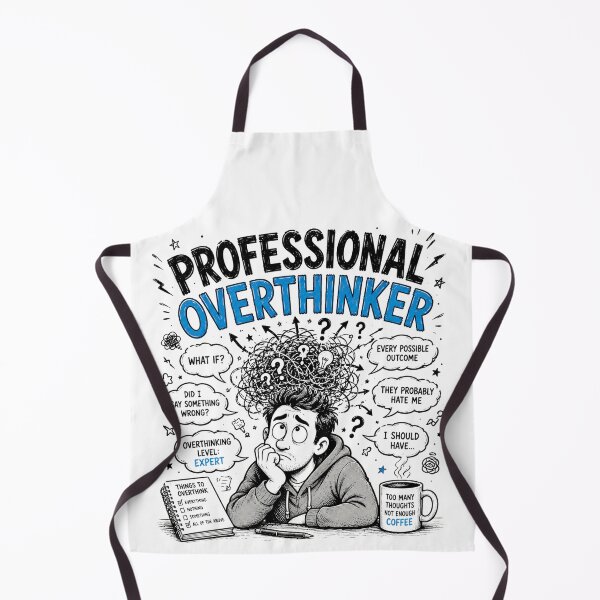 Item preview, Professional Overthinker designed and sold by SlanPOD.