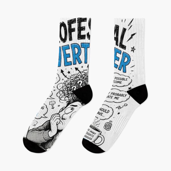 Item preview, Professional Overthinker designed and sold by SlanPOD.