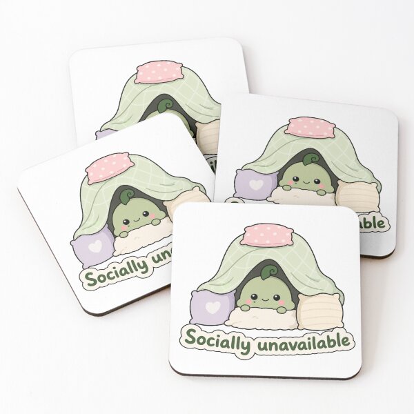 Item preview, Socially Unavailable Funny Introvert Mascot designed and sold by srinig.