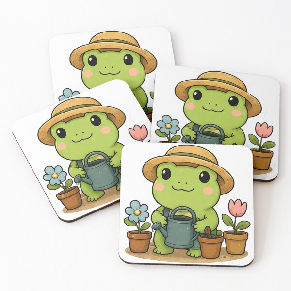 Item preview, Cute Gardener Frog designed and sold by denybz.
