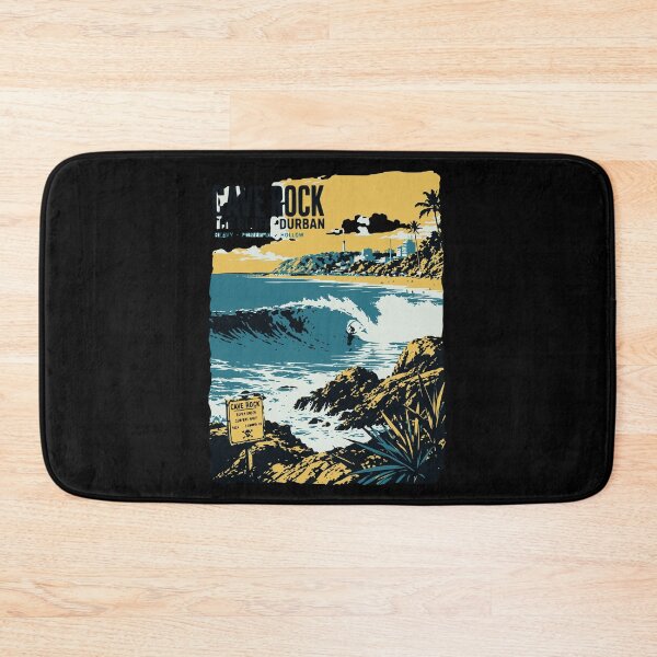 Item preview, Cave Rock Durban Surfing Vintage Wave Rider Art designed and sold by d247.