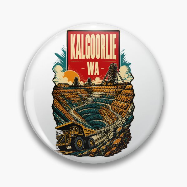 Item preview, Kalgoorlie Western Australia Vintage Travel Poster designed and sold by TravelersGems.