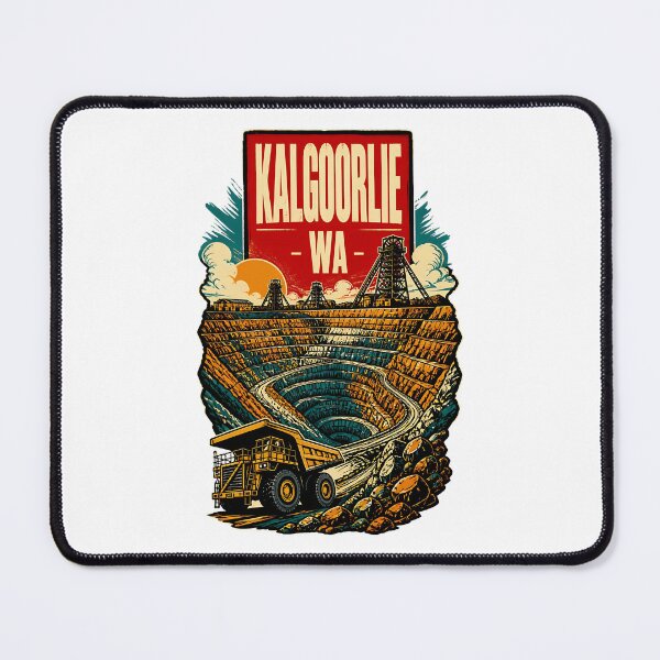 Item preview, Kalgoorlie Western Australia Vintage Travel Poster designed and sold by TravelersGems.