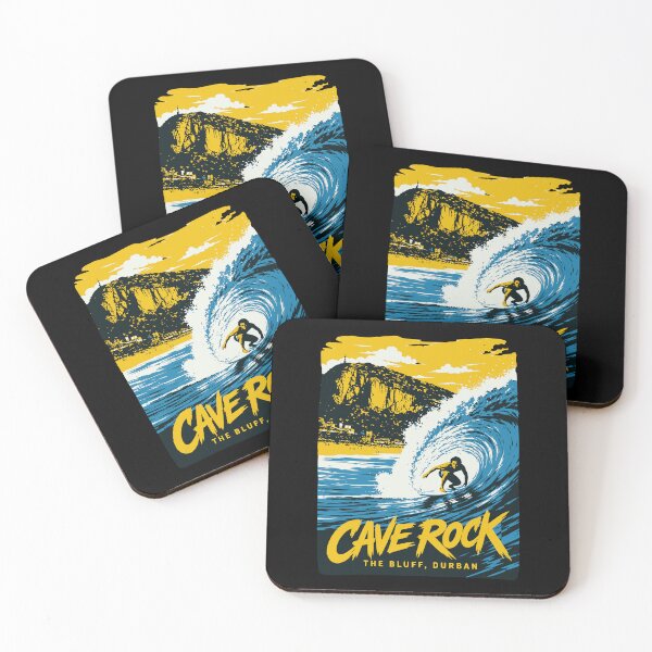 Item preview, Vintage Surfing Cave Rock The Bluff Durban designed and sold by d247.